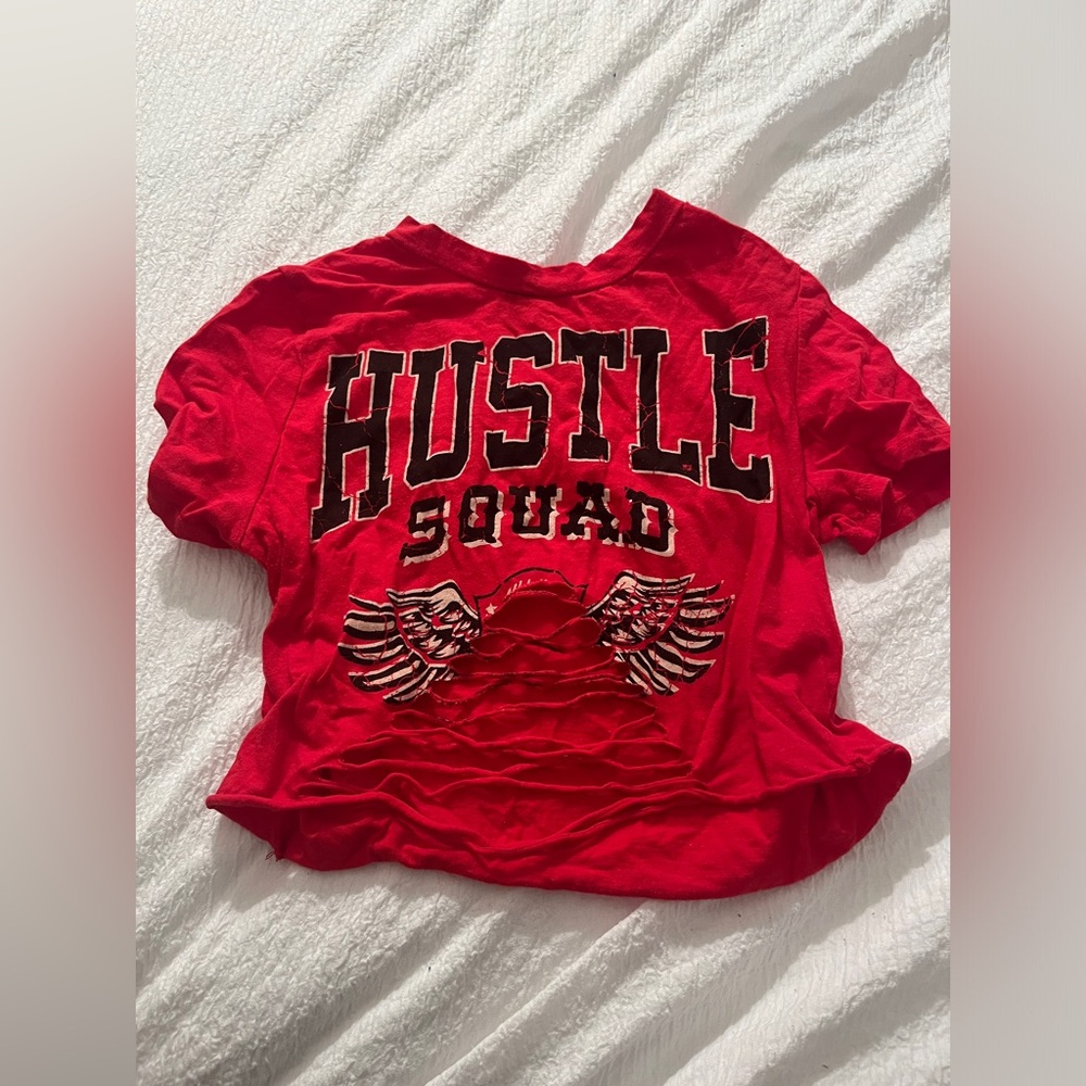 Red Crop Top